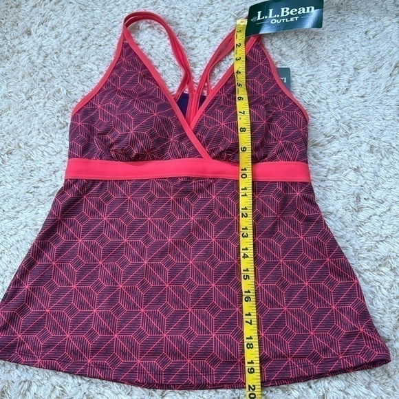 L.L Bean Womens Tankini Swimwear size 6 - Picture 3 of 12